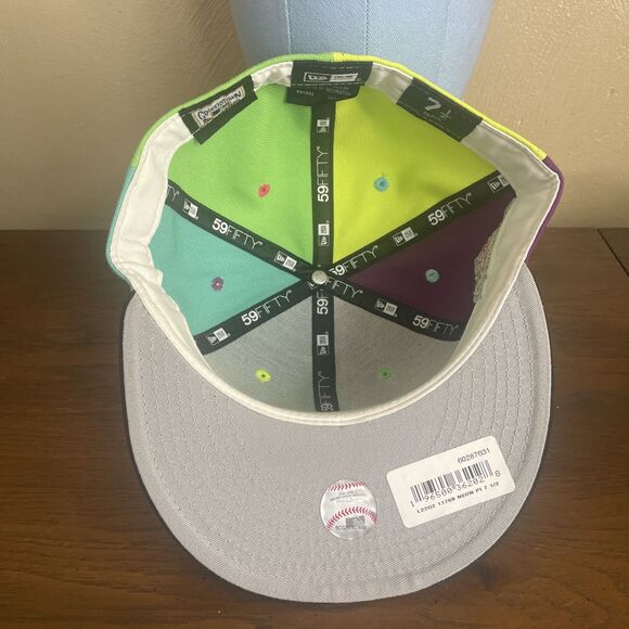 New Era Hat Club Exclusive Toronto Blue Jays WS Patch 59Fifty Fitted Size 7 1/2 - Picture 8 of 10